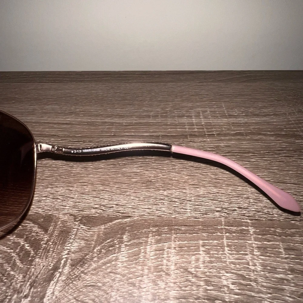 New Roberto Cavalli Hoedus 899S Rose Gold Aviator Sunglasses 59mm